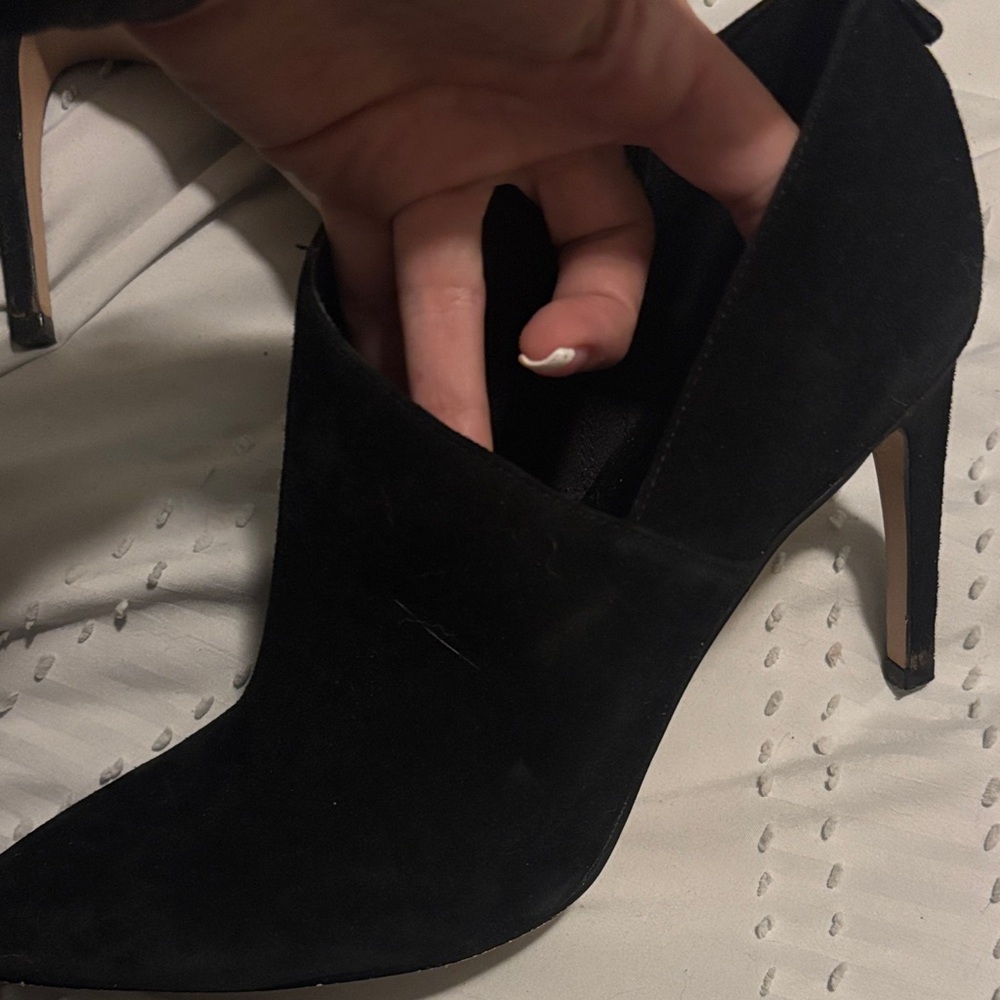 Calvin Klein Black Heeled Boots